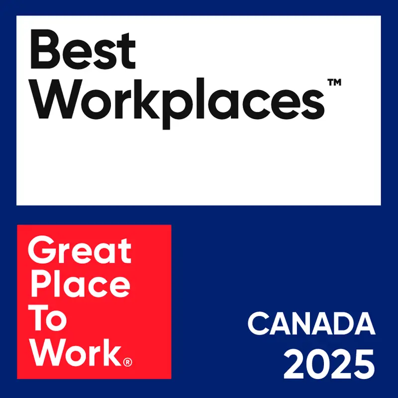 Best Workplaces Canada 2025 award logo - Great Place to Work