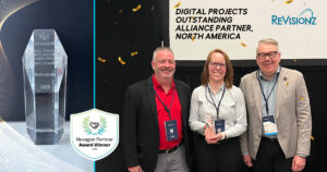 Hexagon award ceremony, North America outstanding partner.