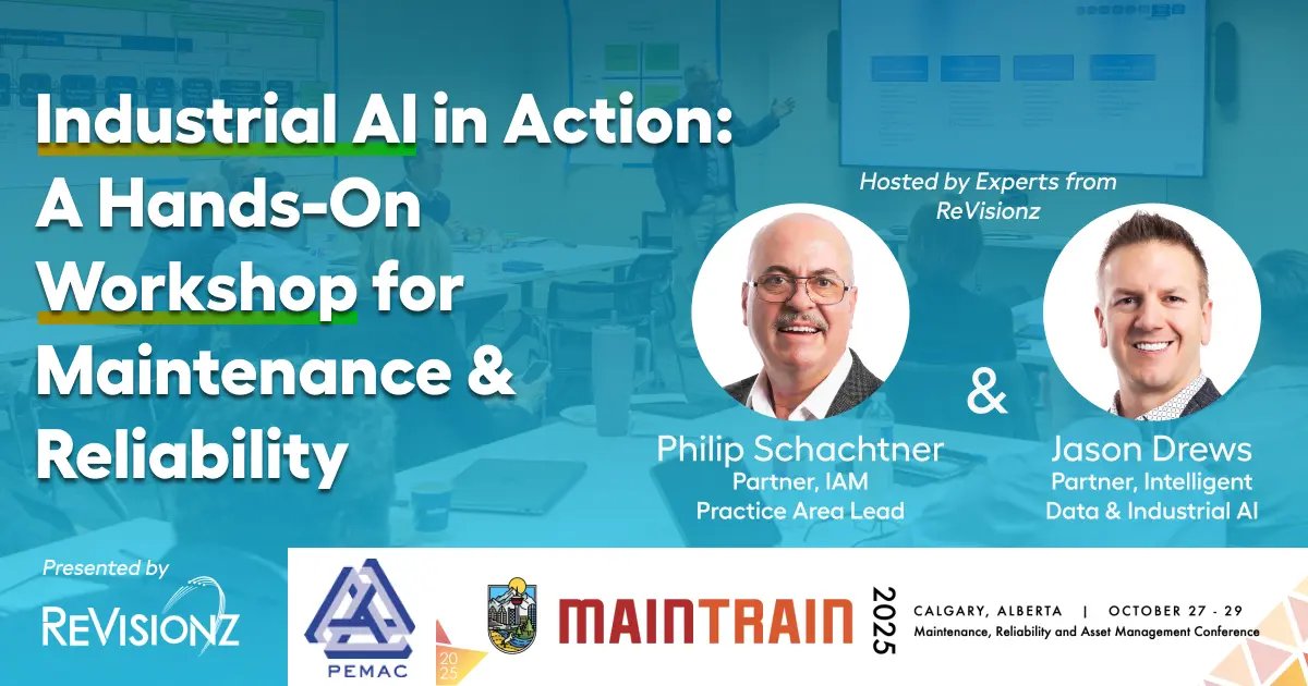 Industrial AI workshop for maintenance, reliability in Calgary.