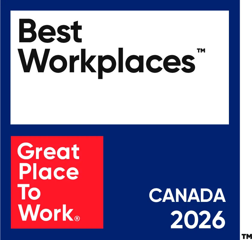 Best Workplaces Canada 2026 award logo - Great Place to Work